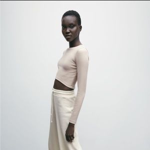 Zara Ribbed crop top!